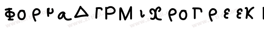 FormaDJRMicroGreek R字体转换